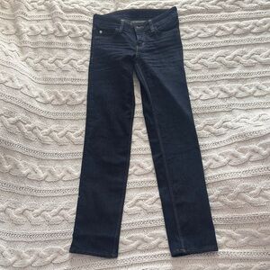 Classic Navy Straight Leg Jeans